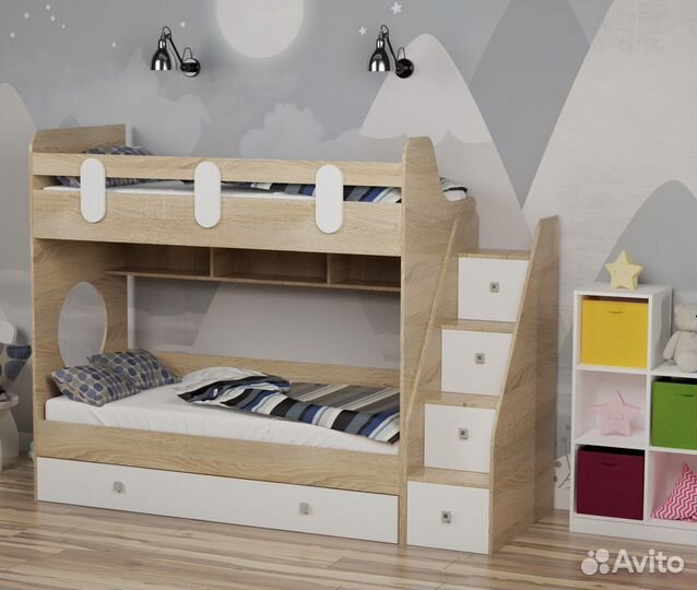 Двухъярусная кровать детская