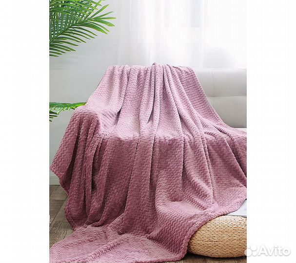 Плед GoodNight Велсофт 150х200, розовый