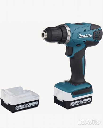 Аккумуляторная дрель-шуруповерт Makita DF347DWE