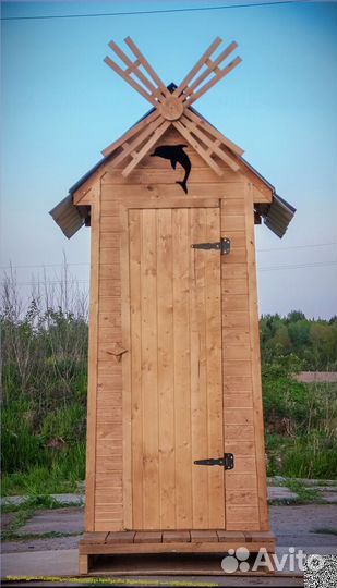 Дачный туалет с установкой