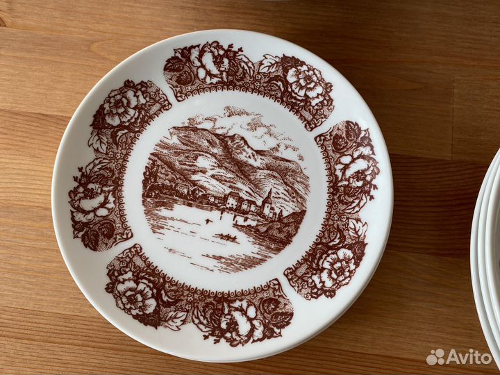 Набор тарелок Чехословакия винтаж