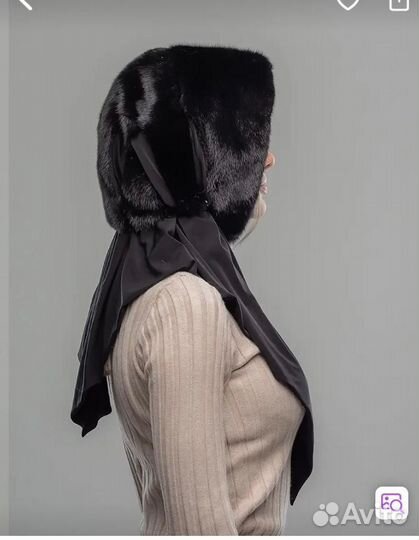 Капор меховой норковый