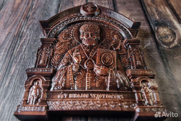 Резная икона