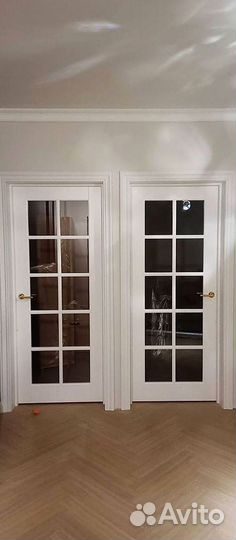 Стеклянные двери