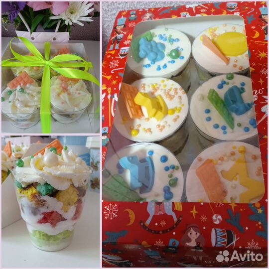 Торты Бенто Капкейки на заказ