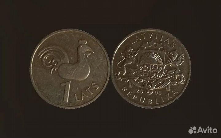 Монеты Латвии латы