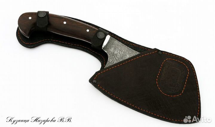 Тяпка 3 цельнометаллическая дамаск венге