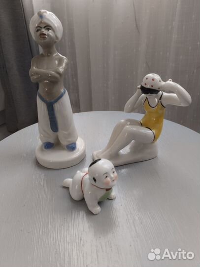 Фарфоровые статуэтки лфз, ифз, Старая Гжель