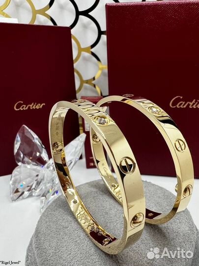 Браслет Cartier Love (4 бриллианта)