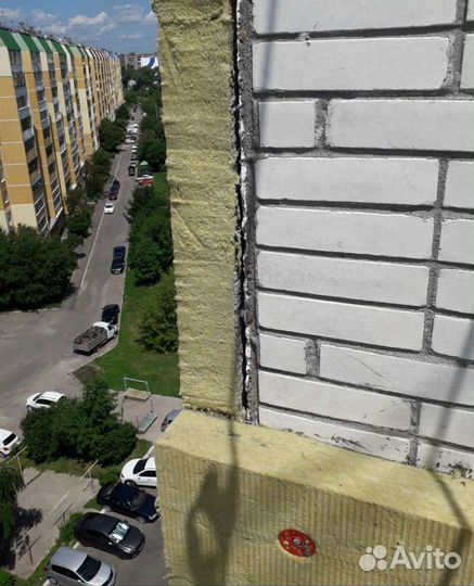 Утепление стен альпинистами