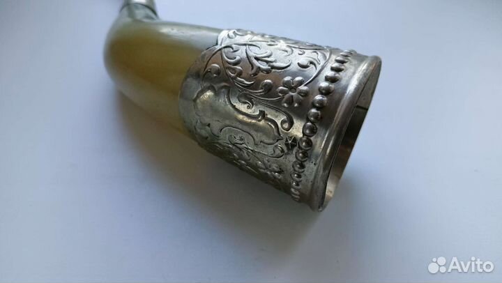 Бокал рог на цепочке СССР