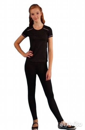 Л 2.02 Лосины детск.черный (122-60-54 / 7 лет)