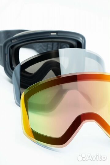 Маска Snowy aura grey:grey coat silver/mir S3+S1