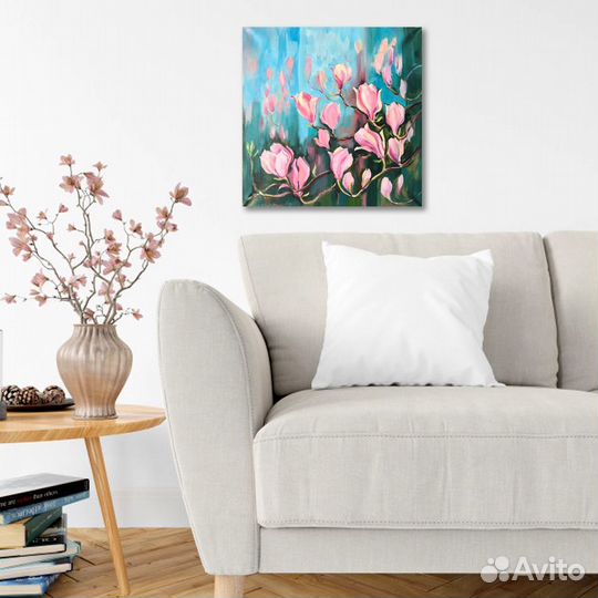 Картина маслом на холсте цветы