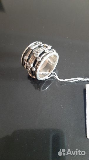 Кольцо серебро 925