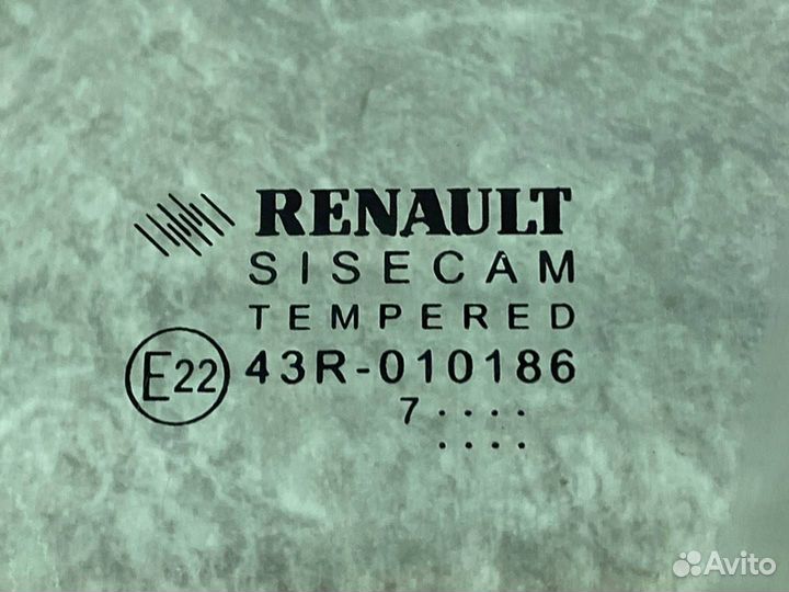 Стекло двери передней левой Renault Logan 2 L8