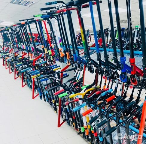 Трюковый самокат. Городской самокат. Детский