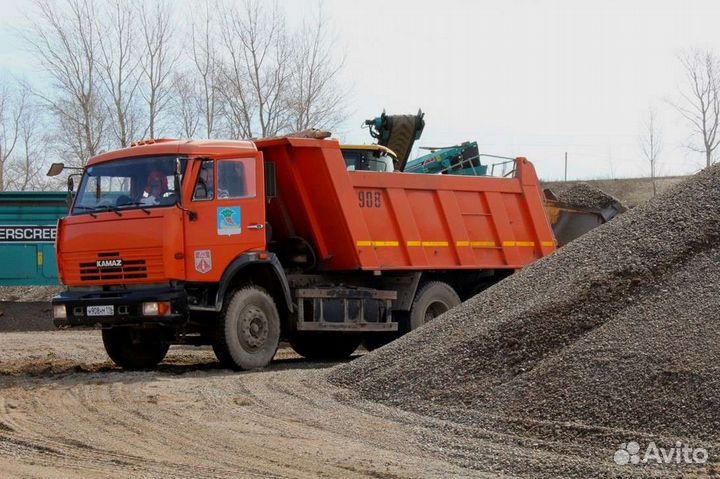 Щебень гравийный