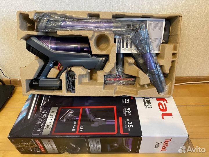 Беспроводной пылесос tefal x force flex 8.60