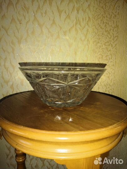 Салатник хрустальный