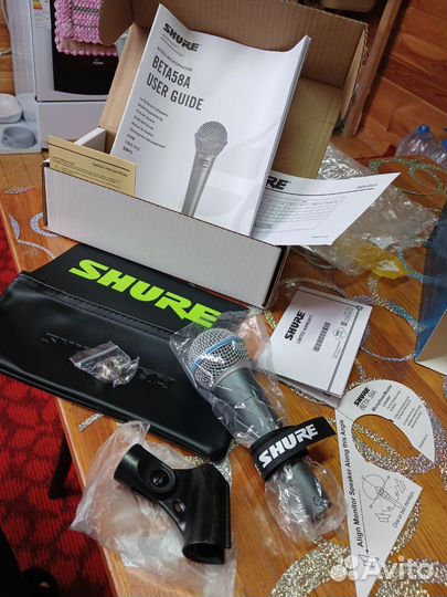 Микрофон для вокала shure beta58a