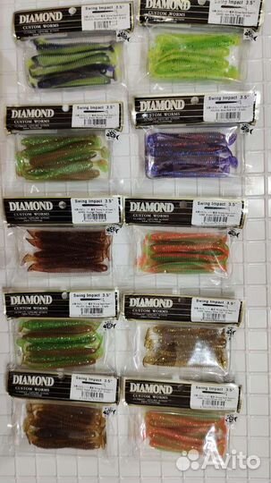 Keitech diamond swing impact 3.5 дюйм