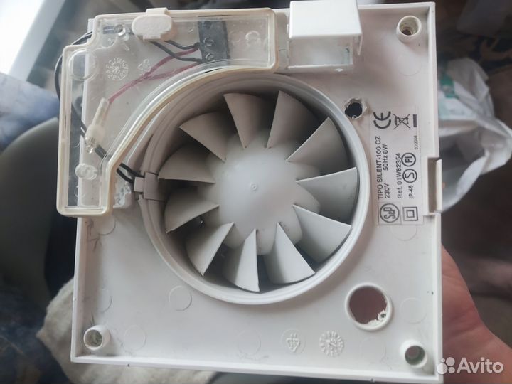 Вентилятор вытяжной silent 100 б/у