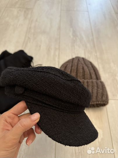 Новые шапка,шарф,кепи zara,палантин