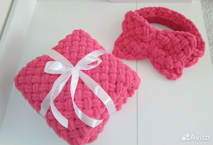 Детский пледик, конверт на выписку