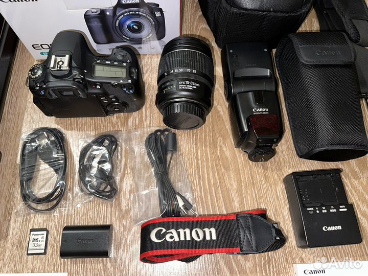 Canon 60d + EF-S 15-85 mm + комплект