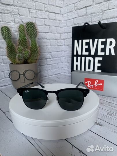 Очки Ray Ban 3716 Clubmastermetal 186/R5 49 21 140