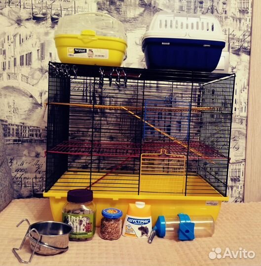 Клетка для грузунов inter-ZOO + переноски
