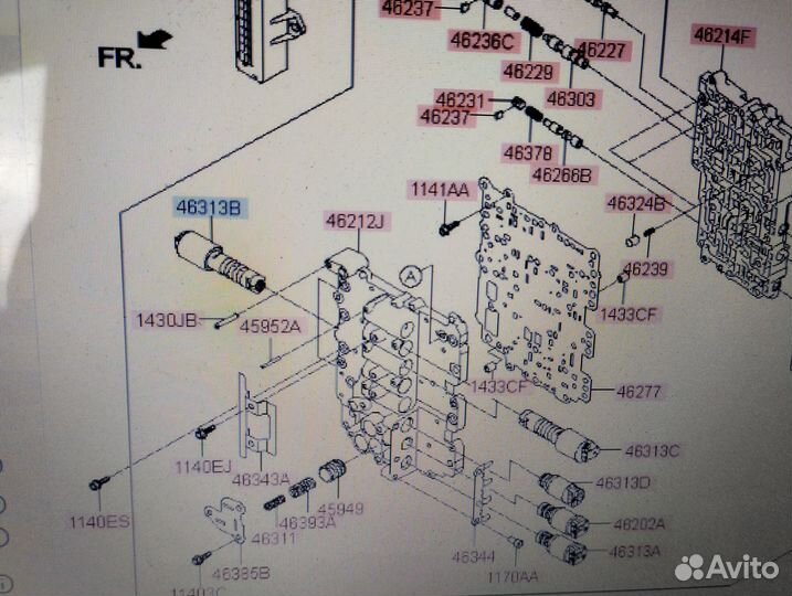 463134G100 соленоид A8LF
