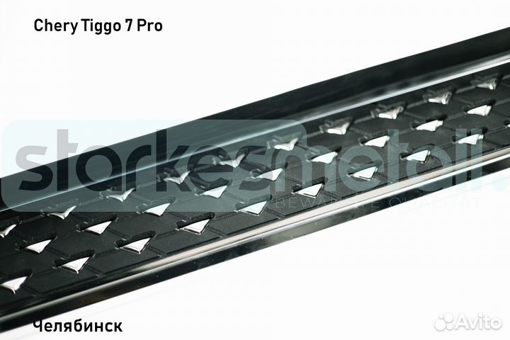 Пороги подножки Chery Tiggo 7 Pro Classik