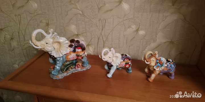 Статуэтки слоники 3 штуки