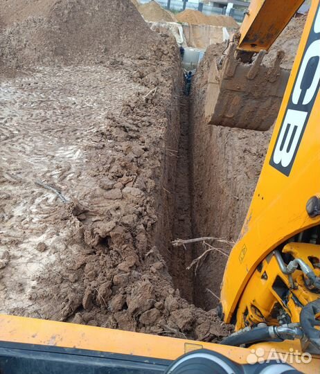 Аренда экскаватора погрузчика, трактора