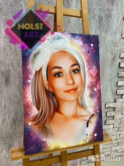 Портрет на холсте по фото