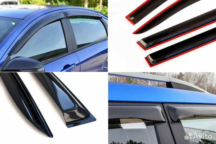 Дефлекторы окон UAZ Profi 2017-н.в