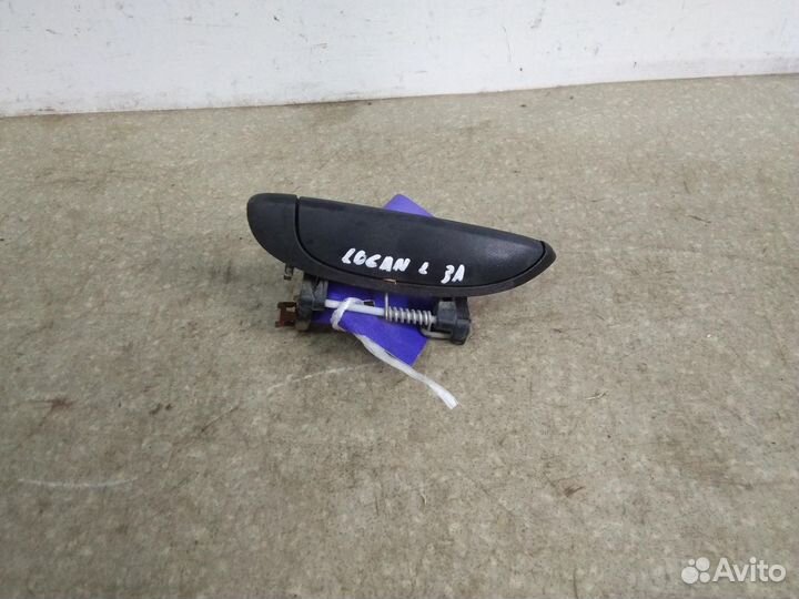 Ручка двери наружная левая Renault Logan 2005-2014