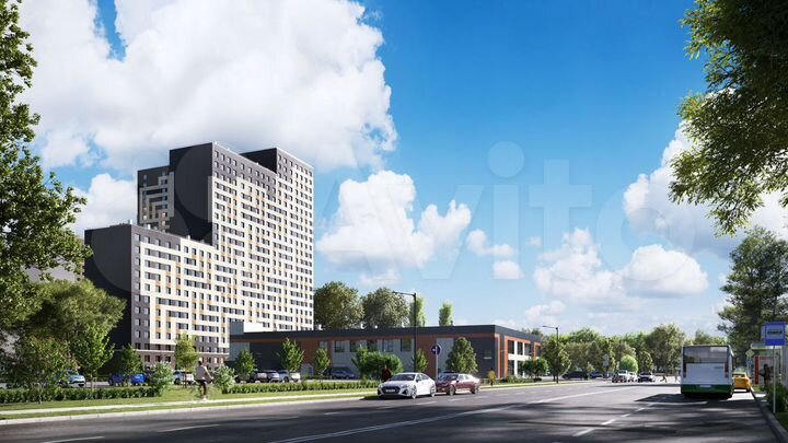 2-к. квартира, 45,7 м², 2/25 эт.