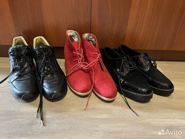 Ботинки женские 38 размера в отличном состоянии