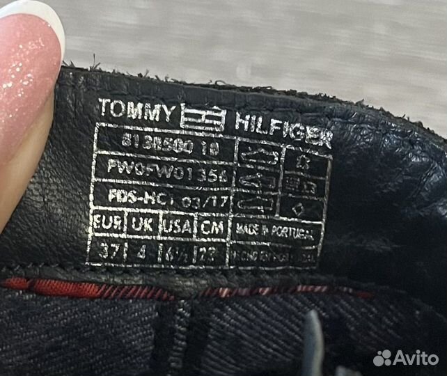 Ботильоны tommy hilfiger