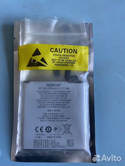 Аккумулятор на nokia 920