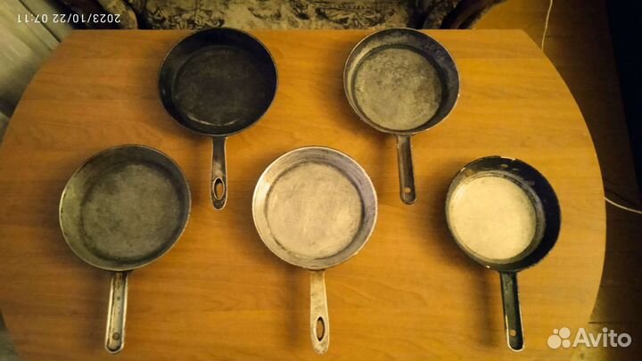 Сковородки советские СССР. Чугунные сковородки
