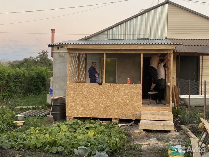 Строительство веранды/террасы/пристройки к дому