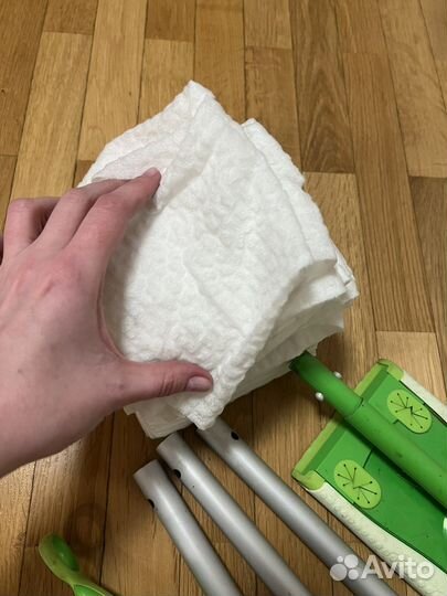 Swiffer швабра и 25 салфеток новых