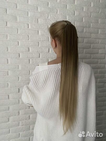 Шиньон.хвост шиньон. Накладной хвост