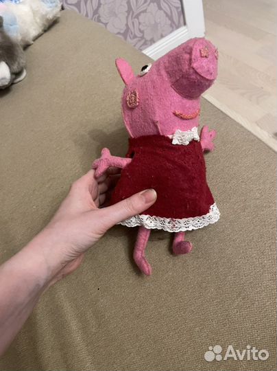 Мягкая Игрушка Свинка пеппа из фетра