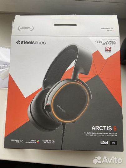 Наушники steelseries arctis 5