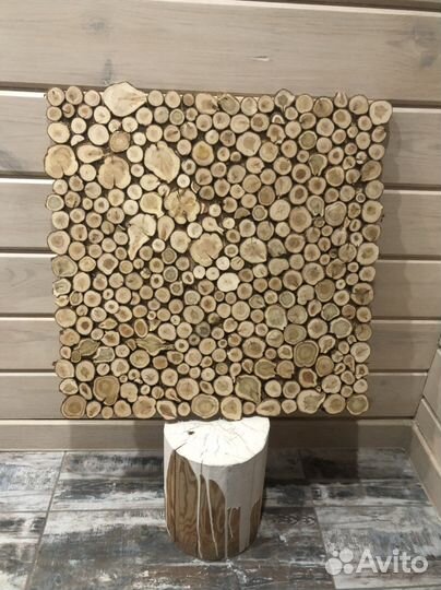 Панно из можжевельника